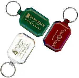 Custom Gem Cut Key Tag