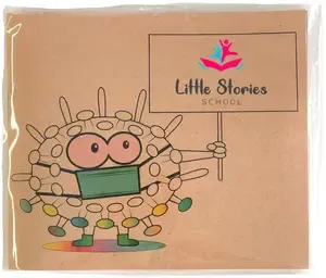 Germs Kids Coloring Book & 6 Color Pencil Set