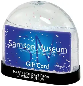 Imprinted Gift Card Snow Globe