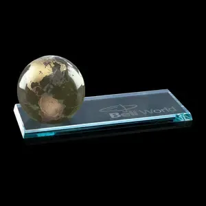 Global Vision Green Marble Glass Award