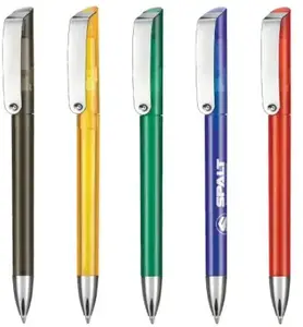 Customized Glossy Transparent Twist Action Ballpoint Pen