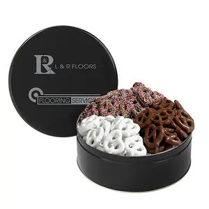 Gourmet Chocolate Pretzel Trio Gift Tin