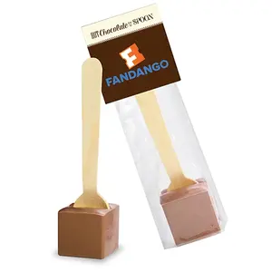 Gourmet Hot Chocolate Spoon in Header Bag