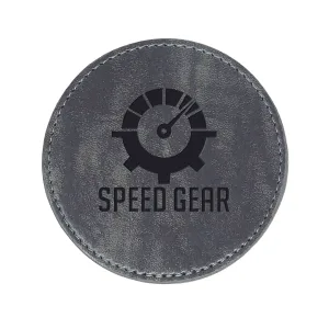 Greyson PU Leather Coasters: Single