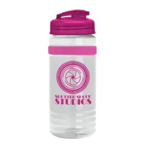 Customized Groove Stripe Tritan™ Sports Bottle - 20oz.