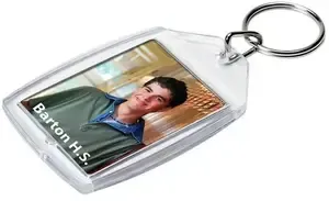 Custom Printed Half Wallet Snap-In Keytag