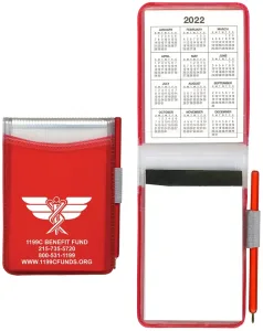 Custom Memo Book Set - Personalized Hardcover with Matching Pen (100-page pad)