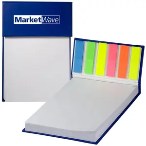 Hard Cover Sticky Flag Jotter Pad