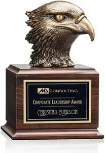 Gold/Silver Eagle Leadership Award with Custom Base