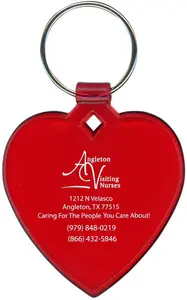 Customized Heart Key Ring