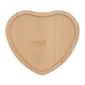 Heart Shape Wooden Coaster
