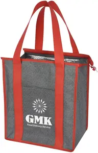 Heathered Non-Woven Cooler Tote Bag