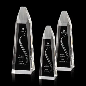 Custom Crystal Obelisk Award – Promotional Recognition Gifts