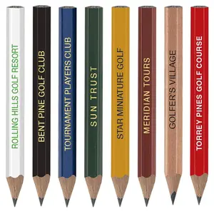 Hexagon Golf Pencil – Eraser & Non-Eraser Styles