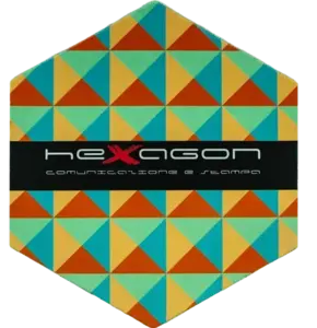 Personalized Logo Hexagon Mouse Pad