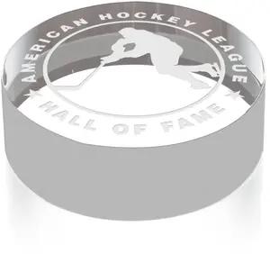 Custom Clear Hockey Puck Award for Teams