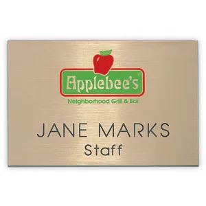 Hollywood Express Name Badge (Standard size 2" x 3")