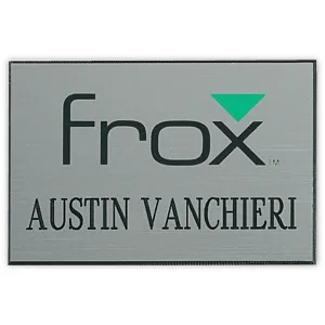 Hollywood Name Badge (Custom sized between 6 and 9 sq. in.)