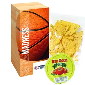 Hoops & Dips: Basketball Chips & Salsa