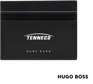 Hugo Boss Custom Leather Card Holder - Professional Business Gift