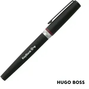 Hugo Boss Custom Chrome Gear Rollerball Pen