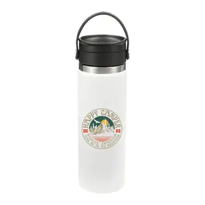 Customized Hydro Flask® Wide Mouth Bottle with Flex Sip Lid™ - 20oz