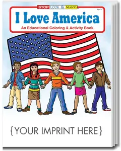 I Love America Coloring Book