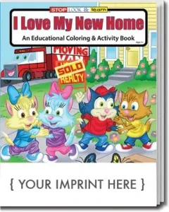 I Love My New Home Coloring & Activity Book