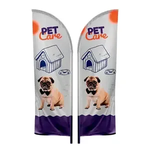 IMPORT 15' Double-Sided Feather Flag