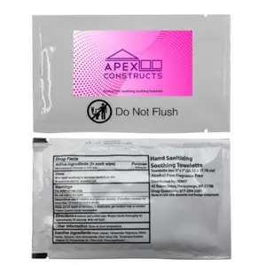 INDIVIDUAL ANTIBACTERIAL WIPES