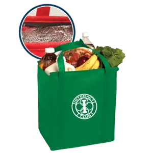 Custom Insulated Large Non-Woven Grocery Tote