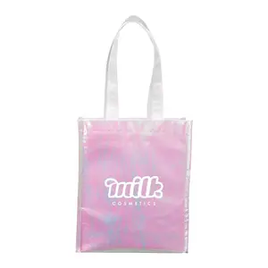 Custom Iridescent Non-Woven Tote Bag