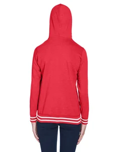 J America Ladies' Relay Hooded Sweatshirt