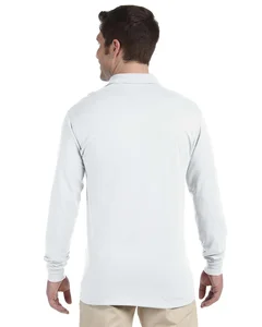 Jerzees Adult SpotShield Long-Sleeve Jersey Polo