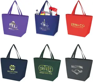 Non-Woven Shopping Tote Bag (Metallic imprint)