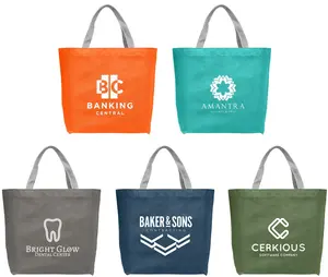 Custom RPET - Recycled Non-Woven Shopping Tote Bag