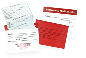 Customized Emergency Medical History Organizer