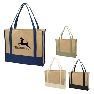 Jute-Like Shopping Companion Tote