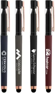 Kappa Softy Rose Gold Gel Pen w/ Stylus Pen