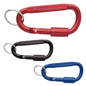 Custom Keyring Carabiner with Lock