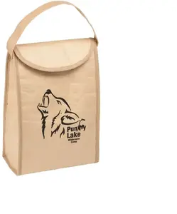 Eco Kraft Cooler Bag with Logo Print