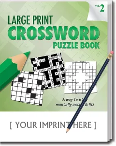 LARGE PRINT Crossword Puzzle Book - Volume 2