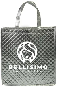 Reflective Metallic Non-Woven Tote (1 Color Imprint)