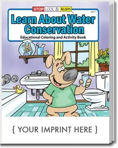 Learn About Water Conservation Coloring & Activity Book