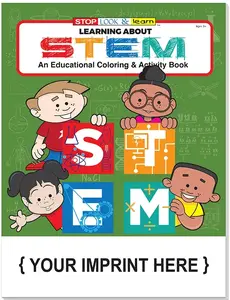 Learning About STEM Coloring Book