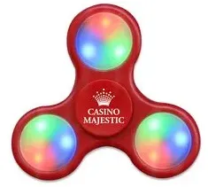 Promotional LED Fidget Spinner (Red)