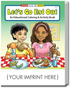 Let's Go Eat Out Coloring & Activity Book