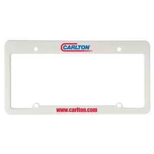 License Plate Frame: 4 Hole with Straight Top