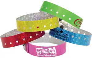 Custom Printed Liquid Glitter Wristband