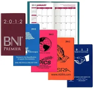 Custom Logo Vinyl Soft Cover Planner (Monthly 2-Color Insert)